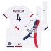 Paris Saint-Germain Lucas Beraldo #4 Bortedraktsett Barn 2025-26 Korte ermer (+ Korte bukser)